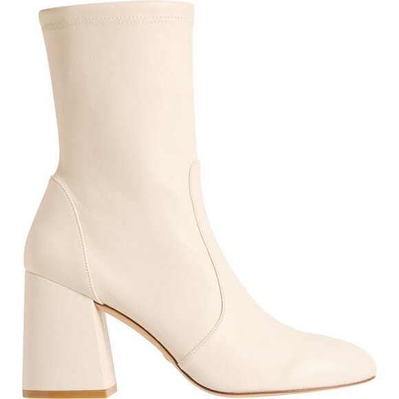 *Stuart Weitzman Made in Spain Flareblock 85 Stretch Boots - Leather (For Women) - Picture 3 of 6